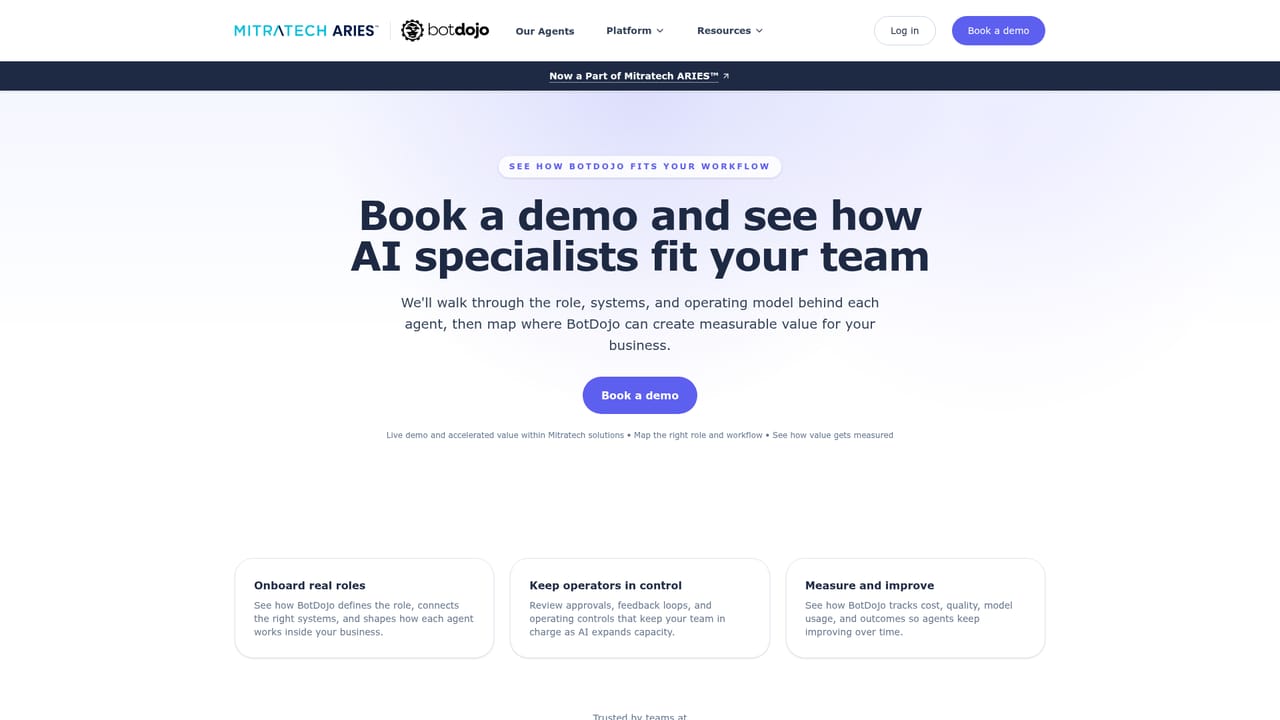 BotDojo — Request a walkthrough