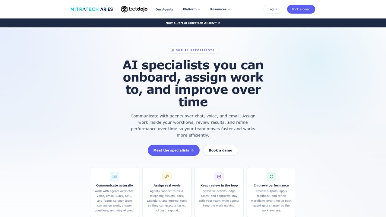 BotDojo — Review the agent lineup