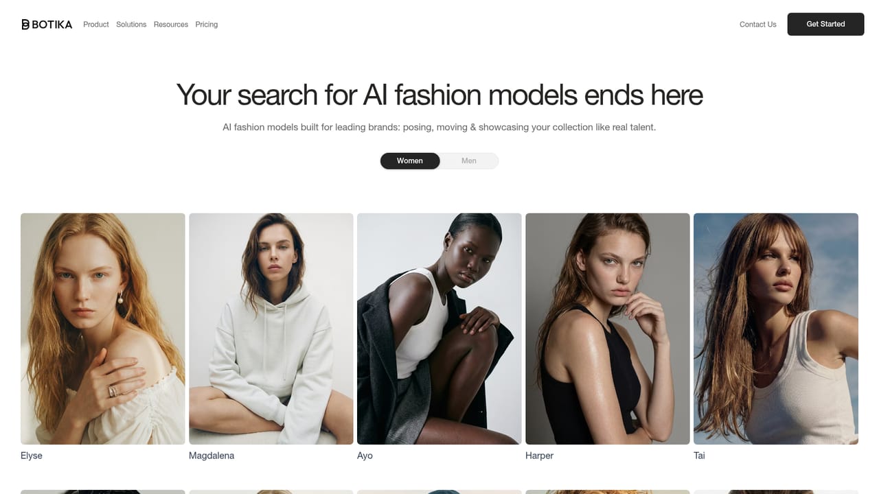 Botika — Pick a model from the library