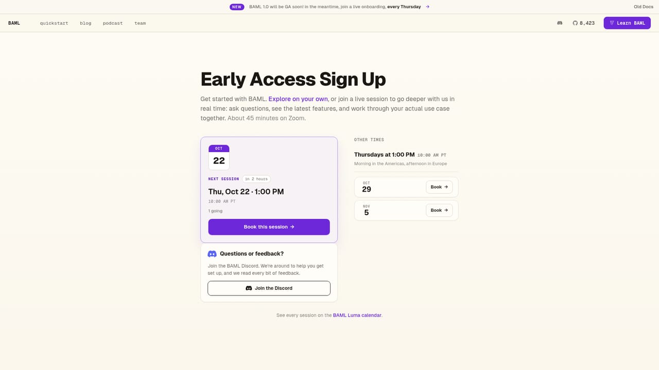 Boundary AI — Book a live onboarding session