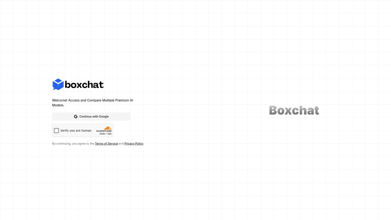 Boxchat — Open the sign-up gateway