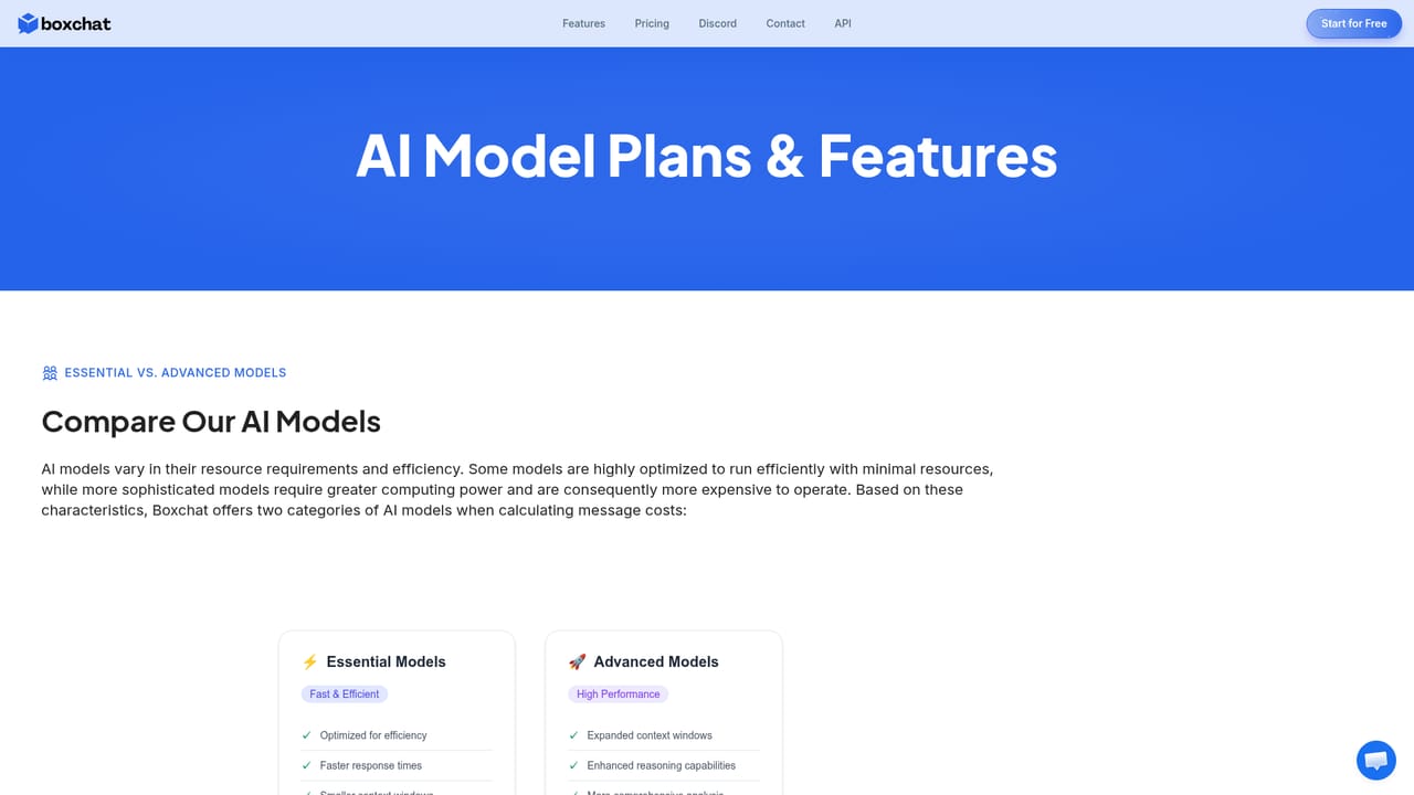 Boxchat — Check which models are available