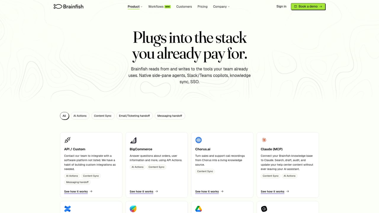 Brainfish — Connect your systems