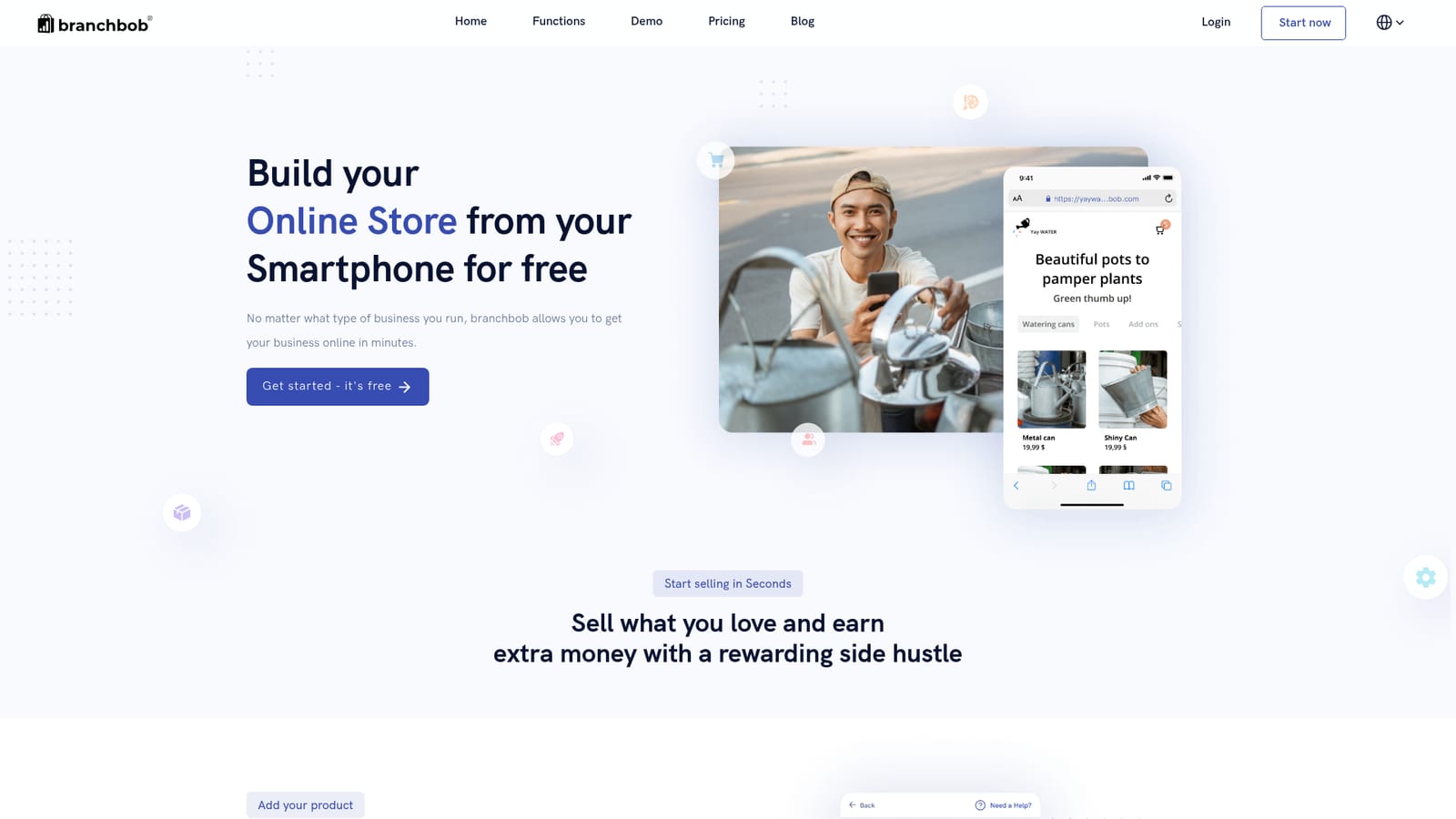 Branchbob — Create your free account