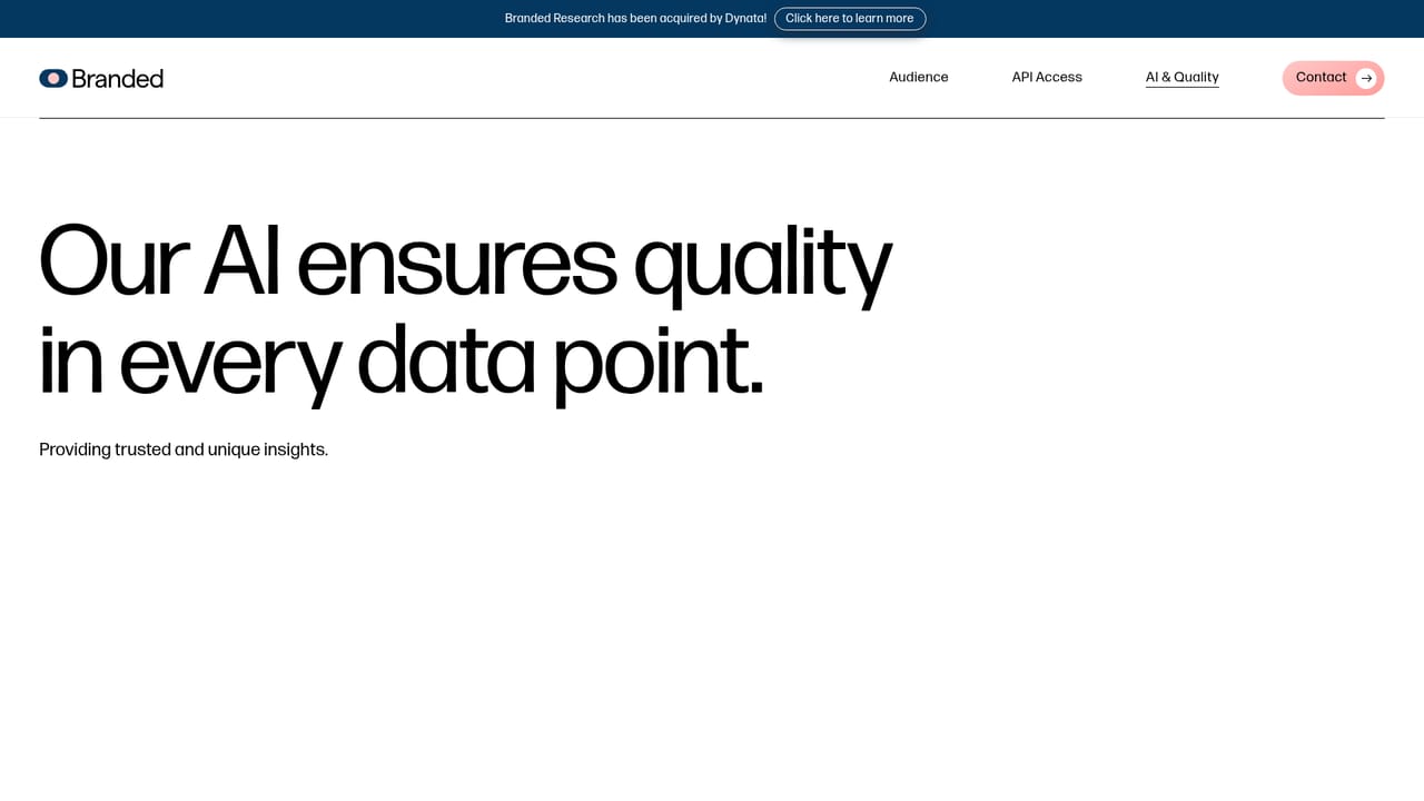 Branded Research — Review AI-vetted responses and analyze