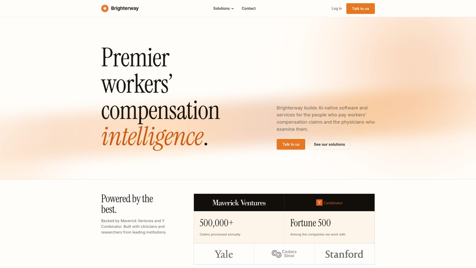 Brighterway — Review the two solution tracks