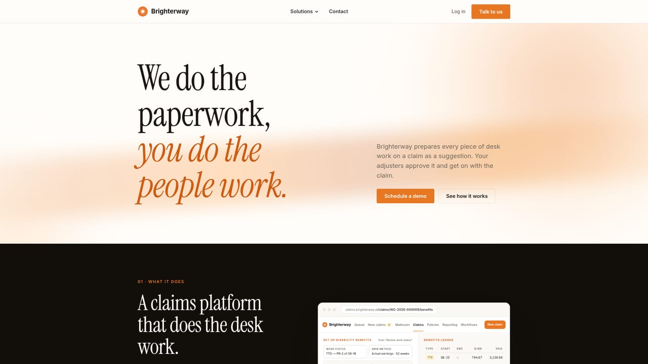 Brighterway — Read up on the claims system