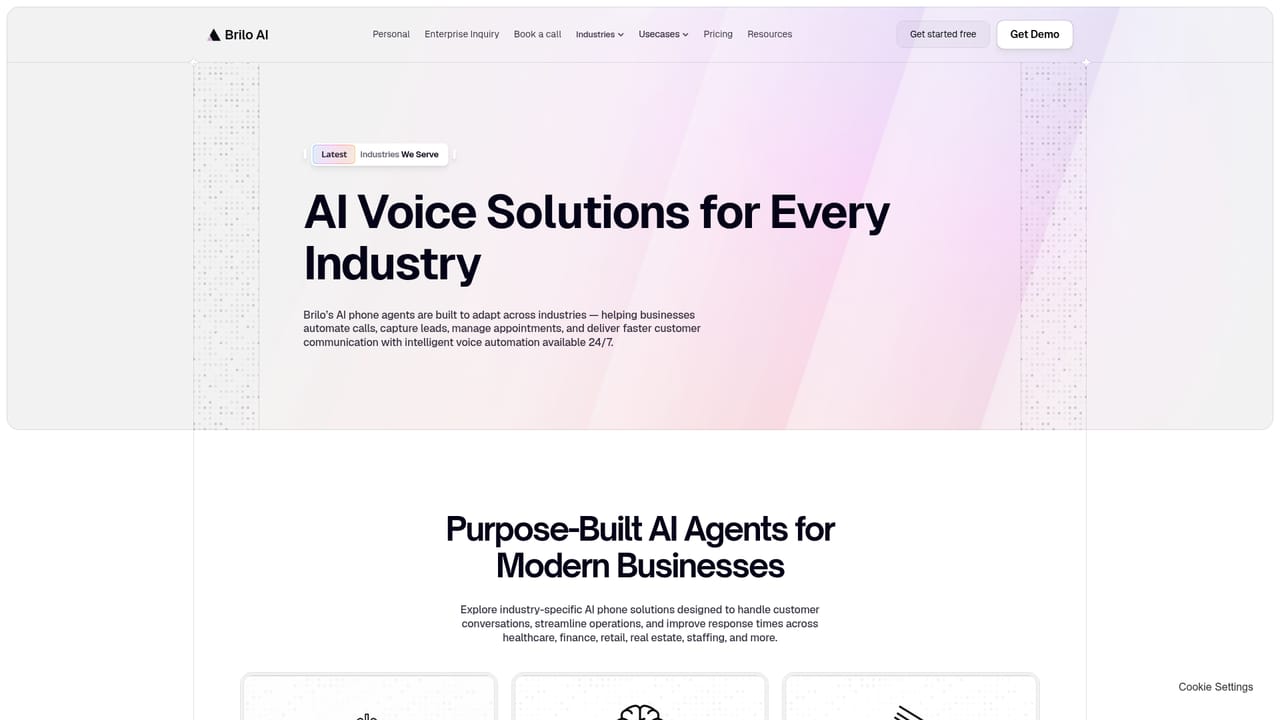 Brilo AI — Check your industry playbook