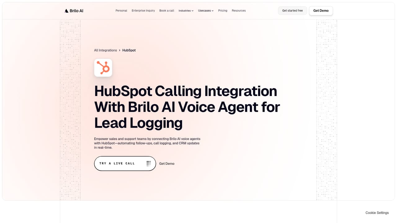 Brilo AI — Connect your CRM, helpdesk and calendar