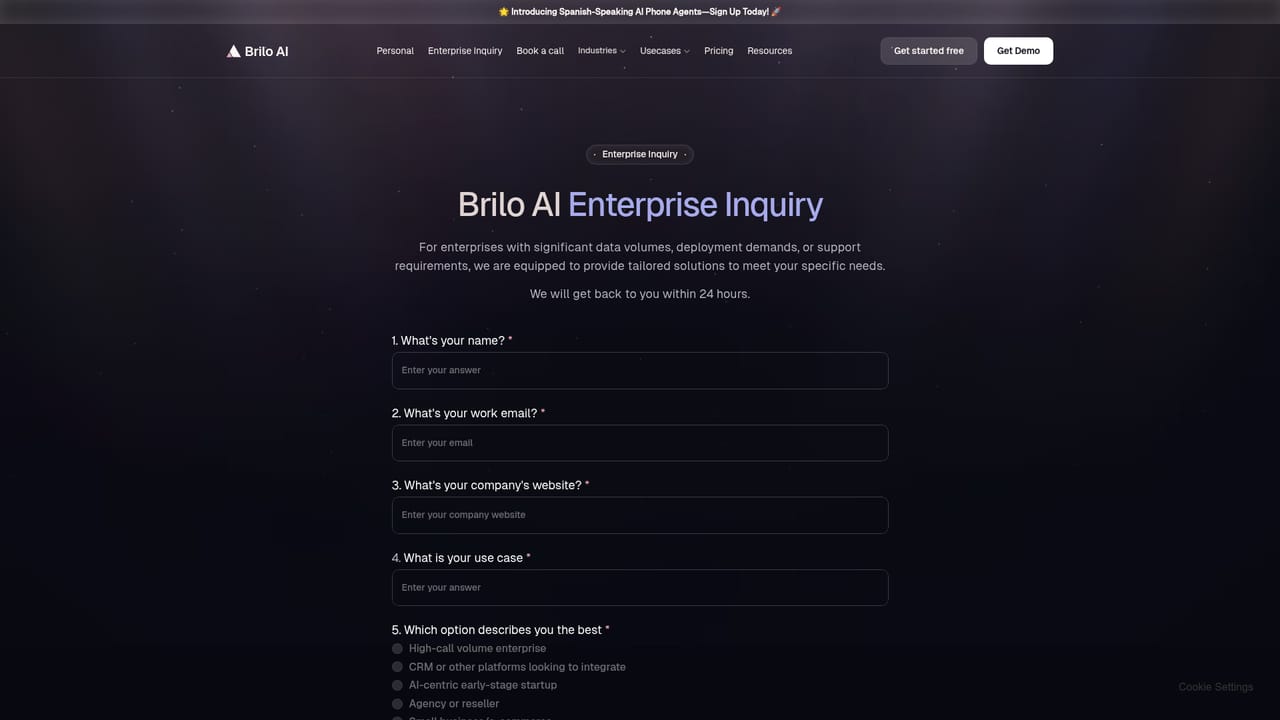 Brilo AI — Book a walkthrough with the team