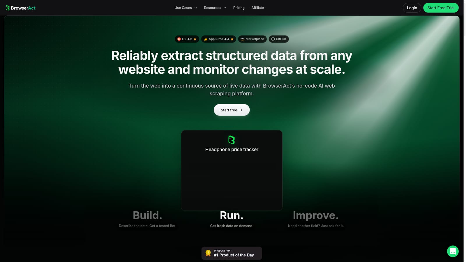 BrowserAct — Describe the data in plain language
