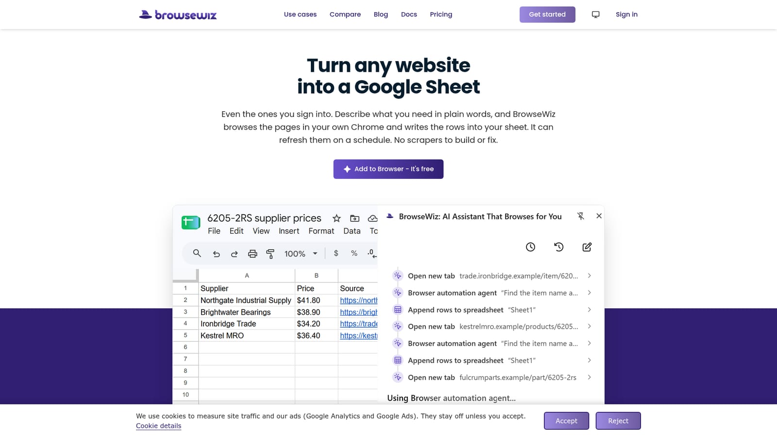 BrowseWiz — Install the Chrome extension