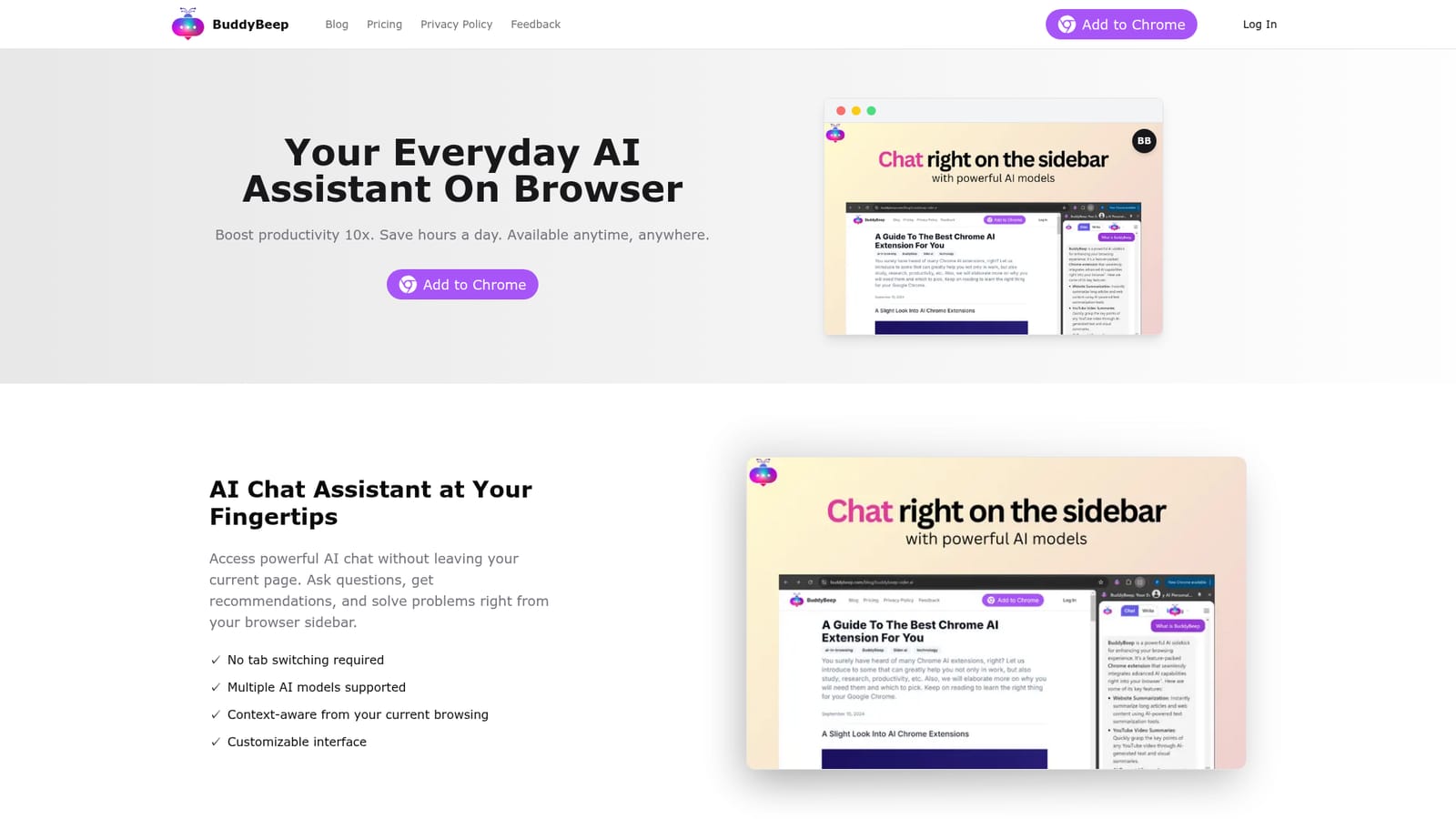 BuddyBeep — Install the Chrome extension