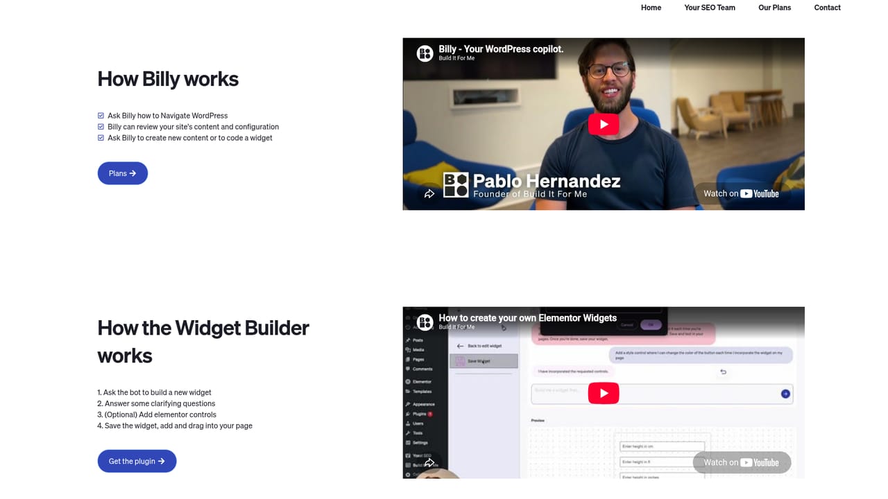 Build It For Me — See how Billy works