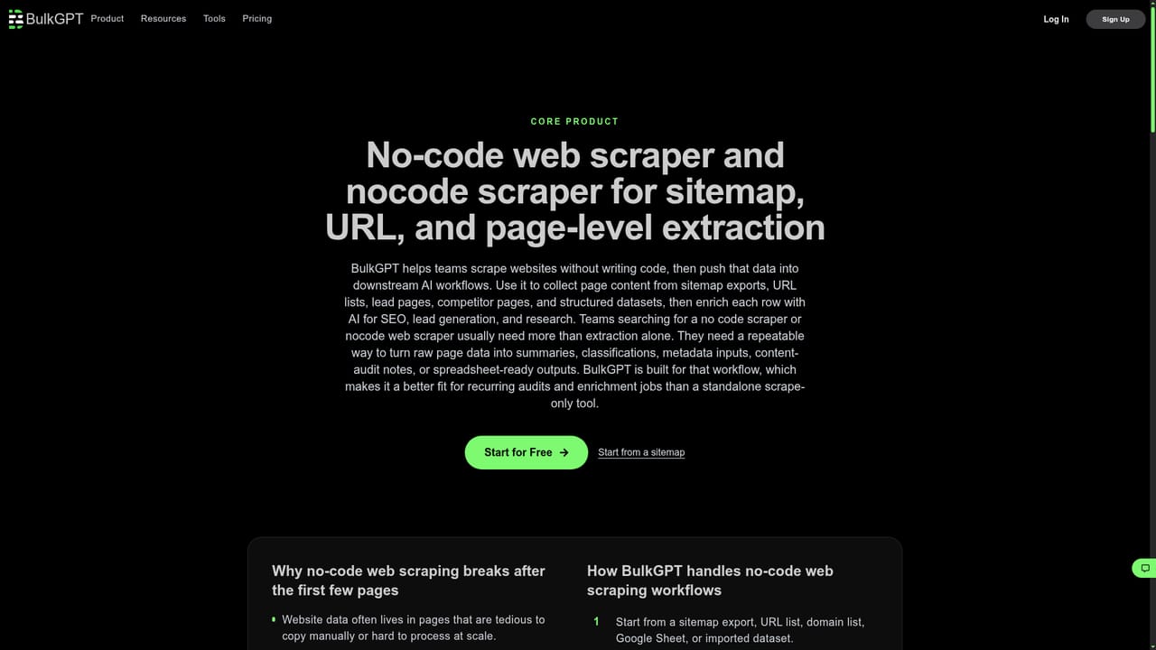 BulkGPT — Add search and scraping steps