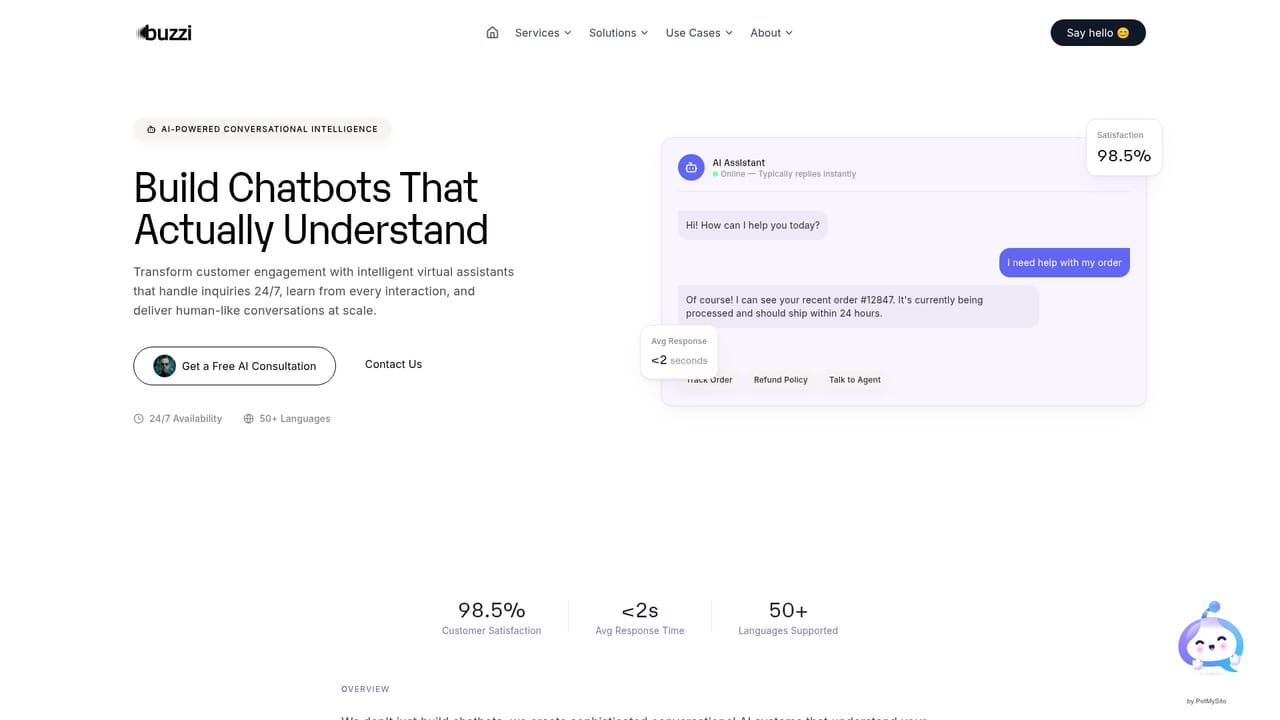 Buzzi.ai — Scope the agent or chatbot