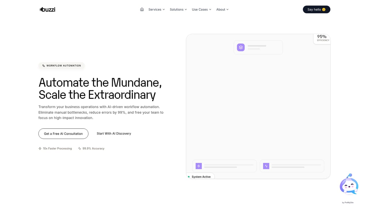 Buzzi.ai — Map the automation workflow