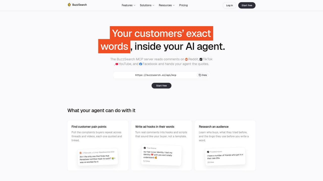 BuzzSearch — Connect the research to your agents