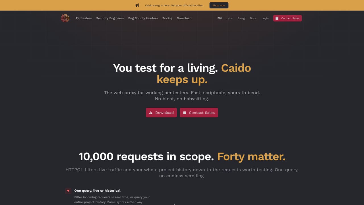 Caido — Check the role page that matches your work