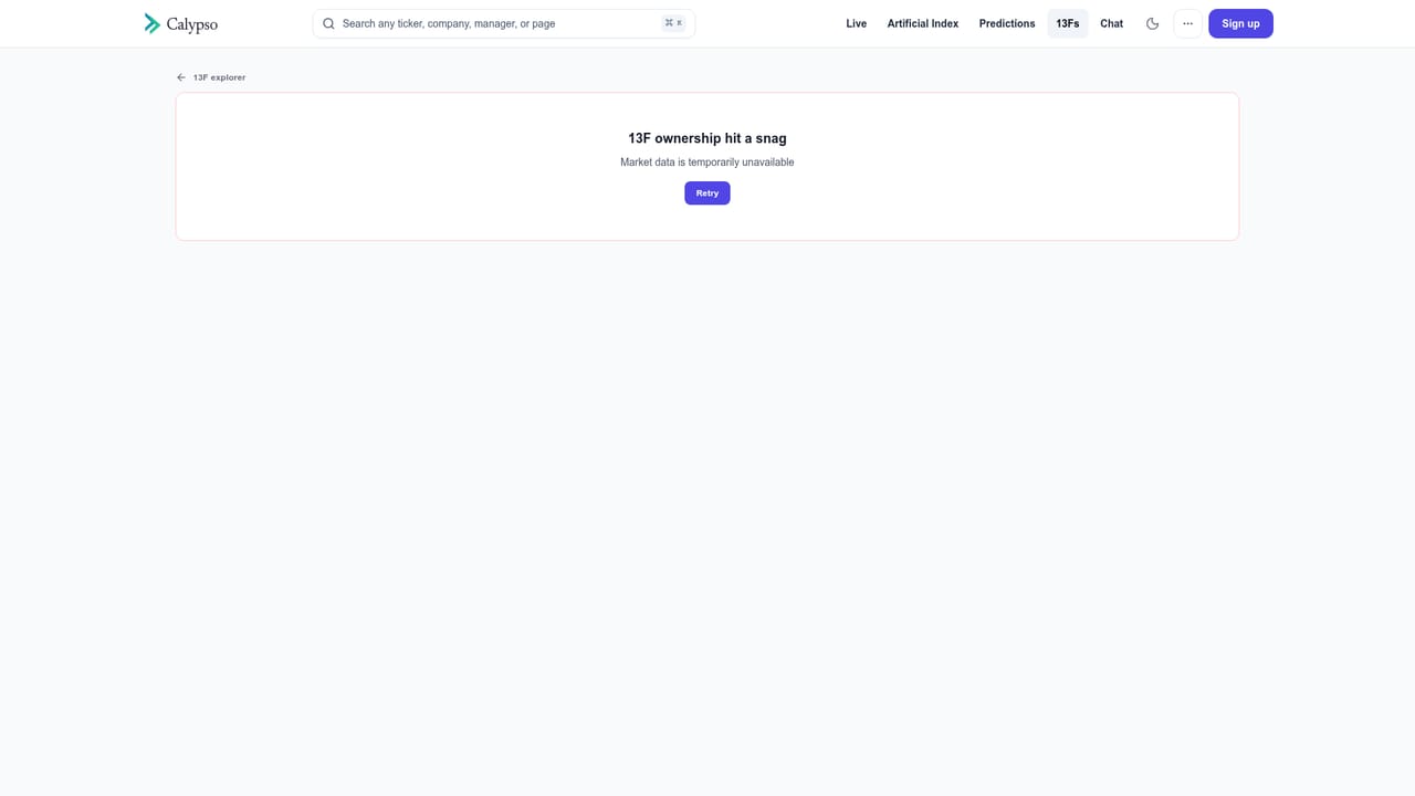 Calypso — Check reported fund positioning