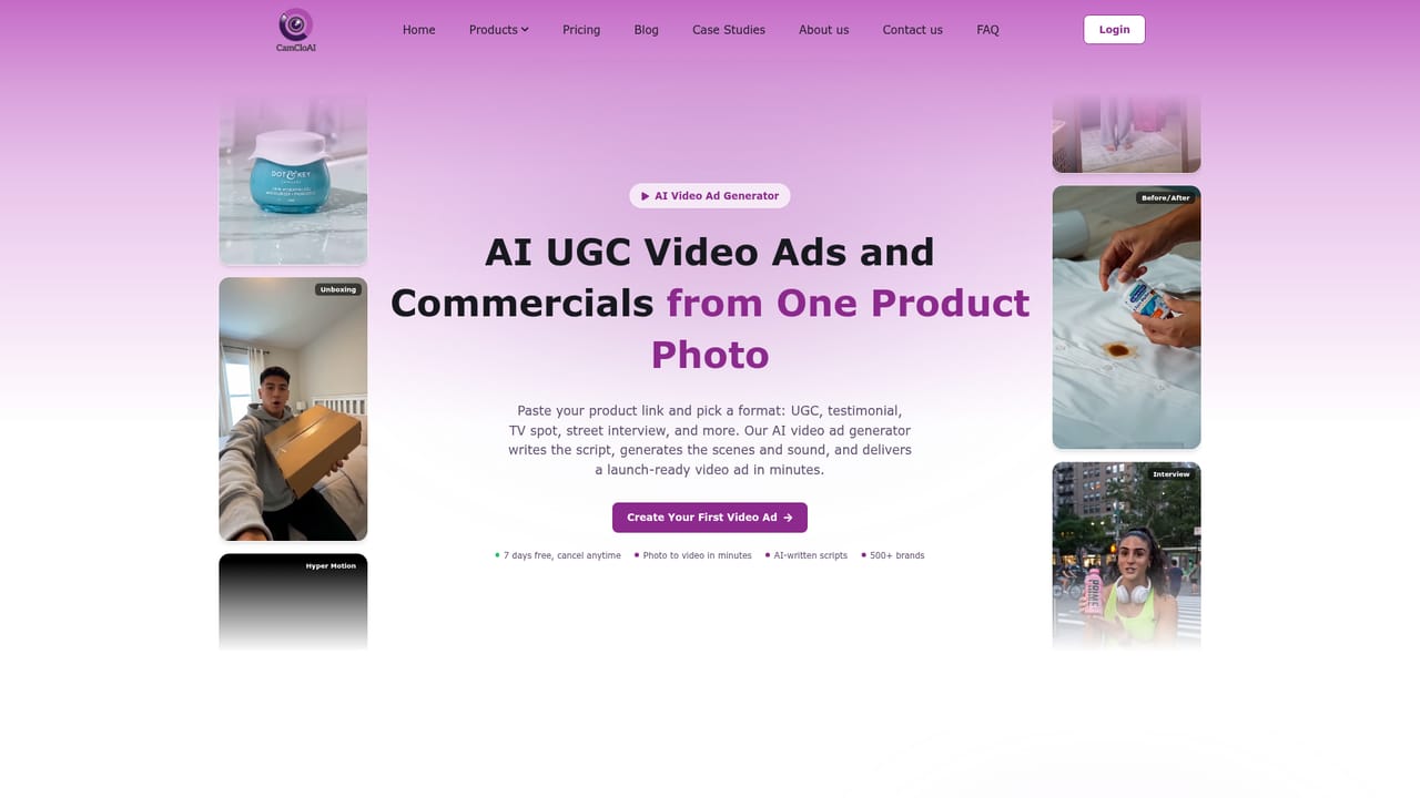 CamClo — Create motion creatives