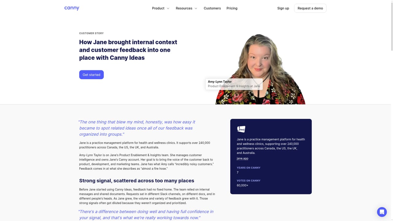 Canny — Study a customer rollout