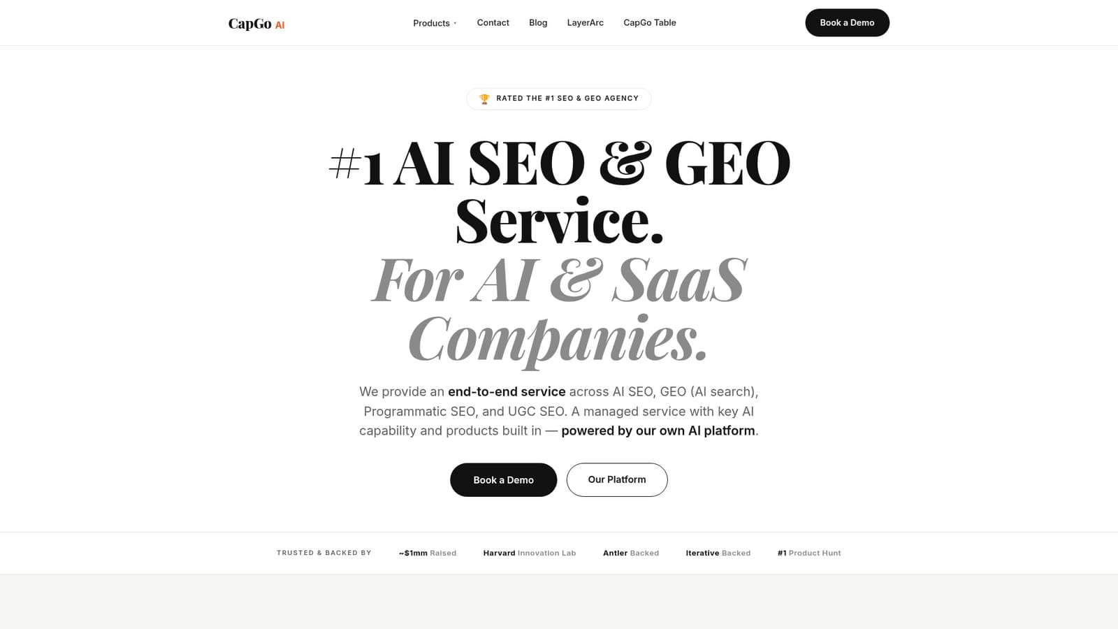 CapGo — Review the methodology and products