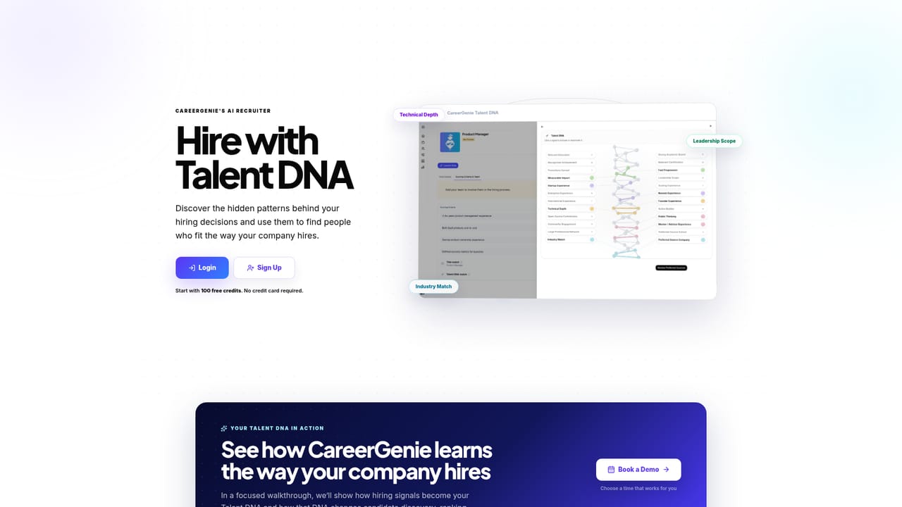 Career Genie — Create a free account