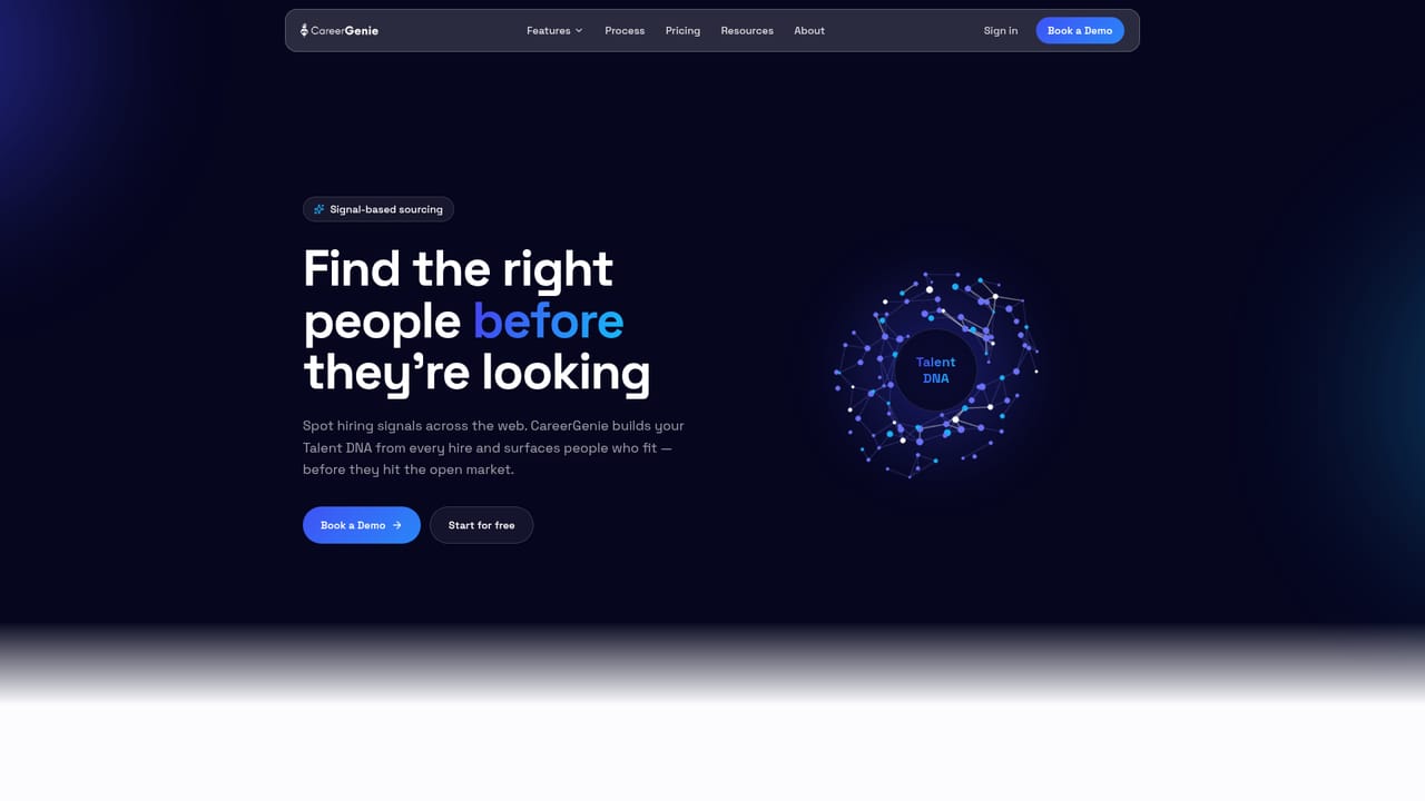 Career Genie — Source by hiring signals