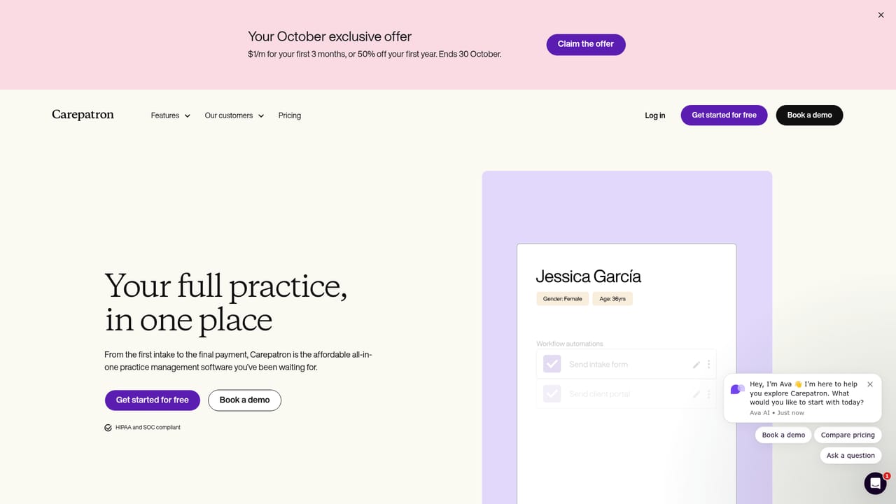 Carepatron Medical Transcription — Start a free Carepatron account
