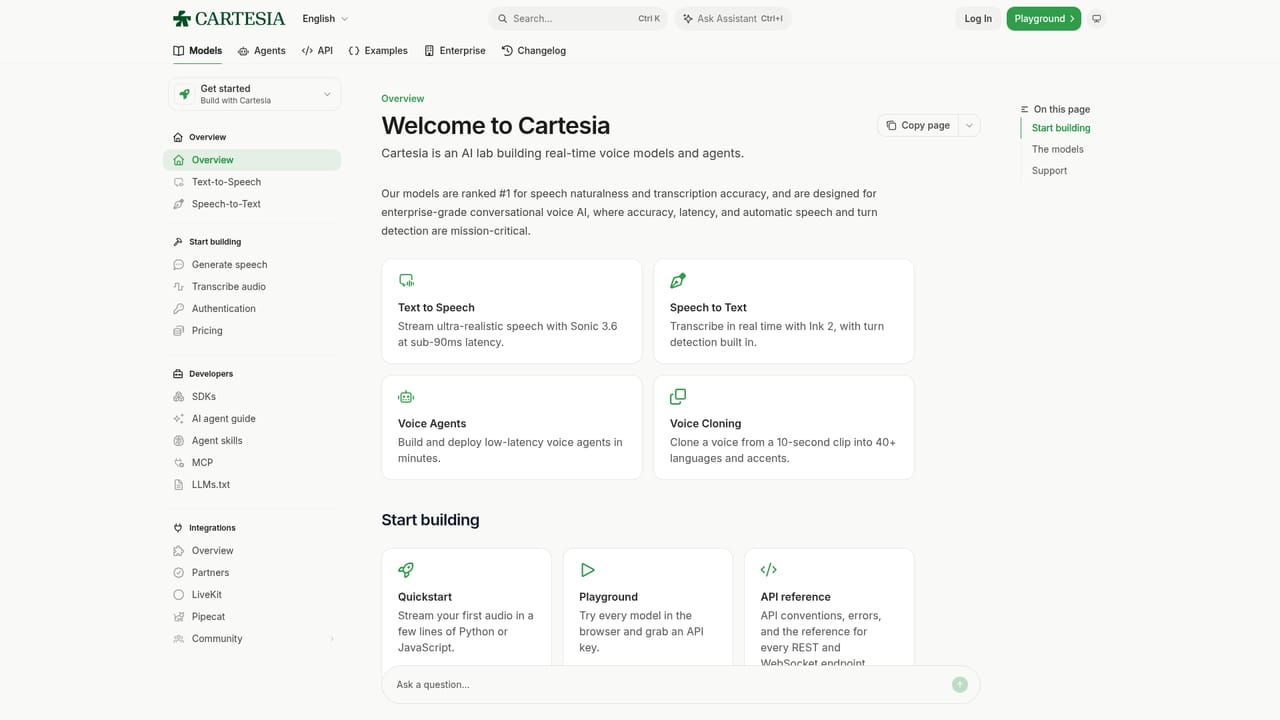 Cartesia Sonic-3 — Connect the API