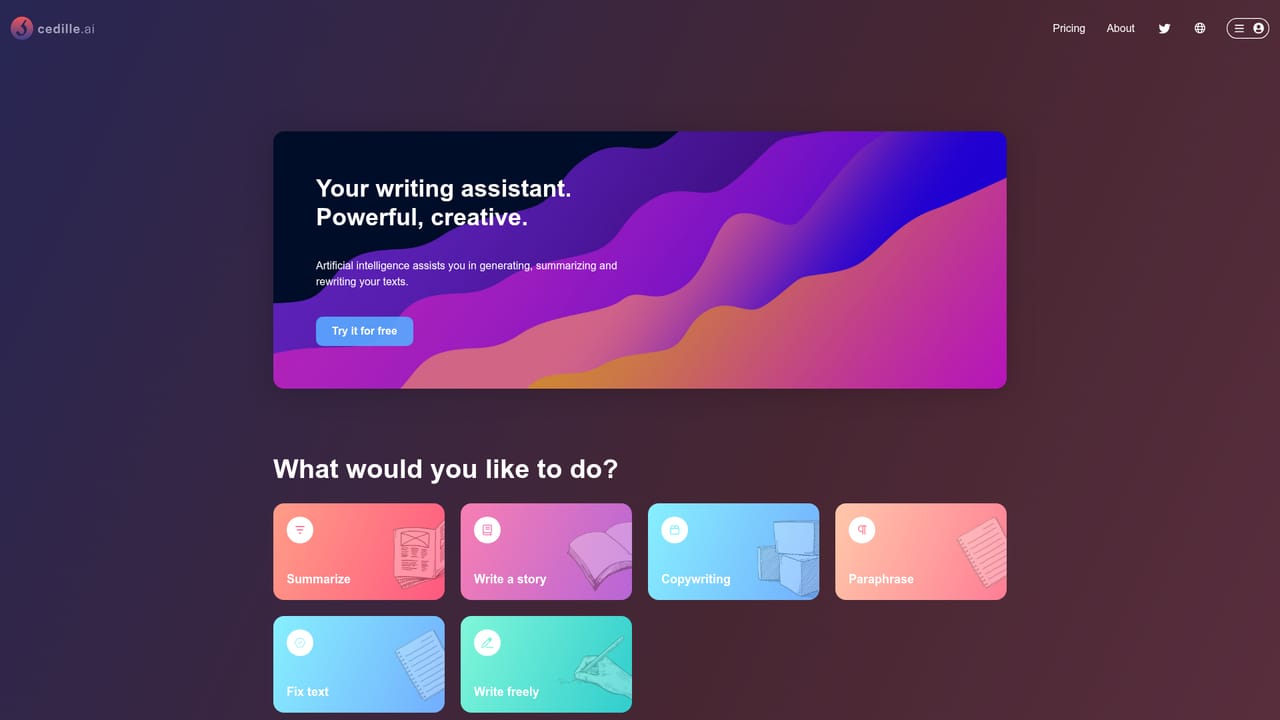 Cedille — Open the web app
