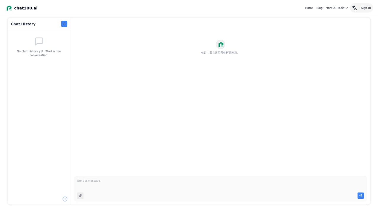 Chat100.ai — Pick a model for the task