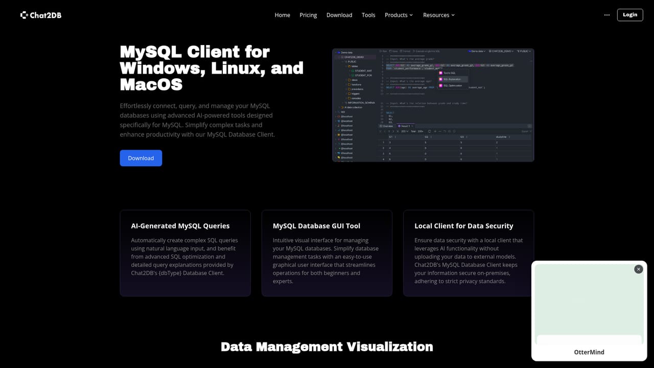 Chat2DB — Connect your database