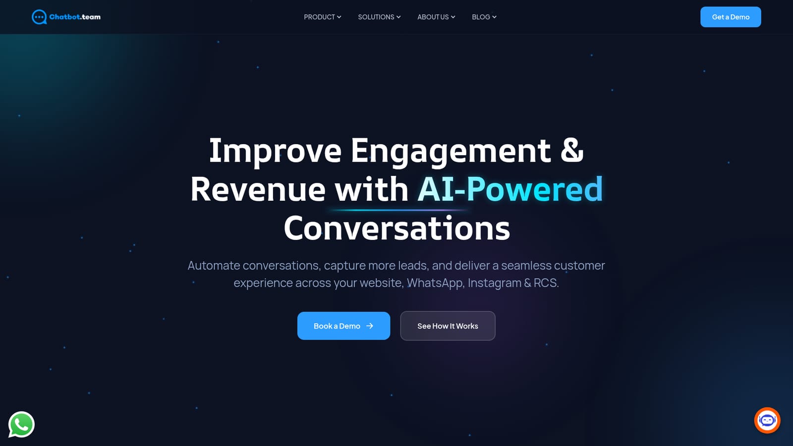 Chatbot.Team — Book a demo and request trial access