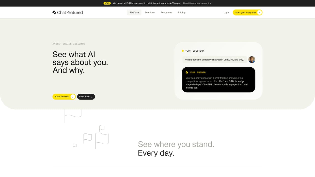 ChatFeatured — Run the initial category scan