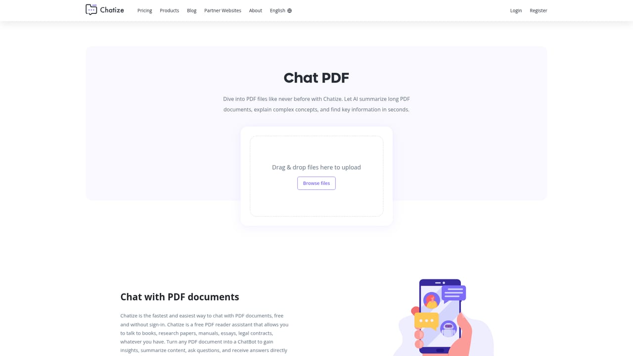 Chatize — Pick the format entry point