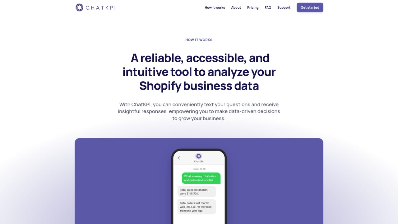 ChatKPI — Read how the text messaging workflow works