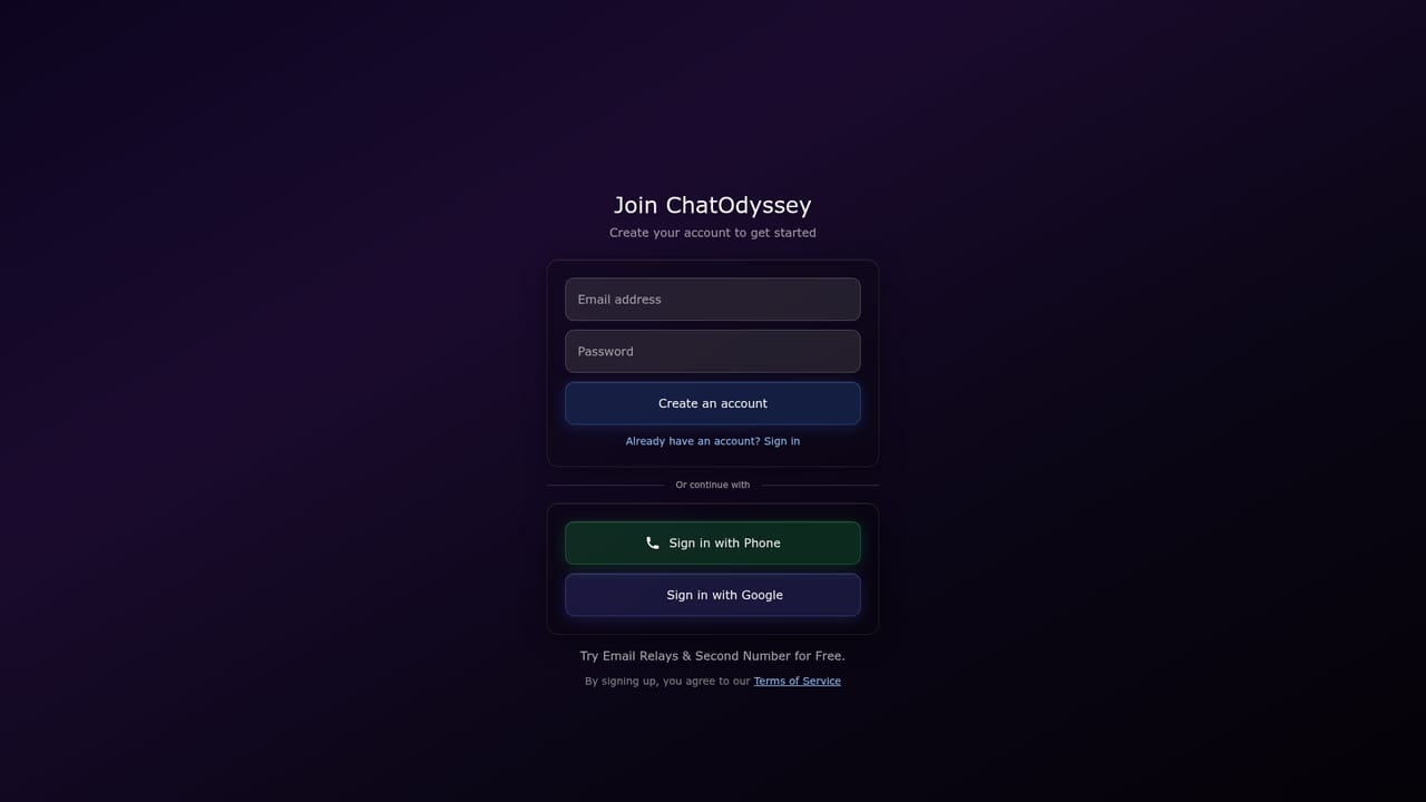 ChatOdyssey — Set up your AI assistant