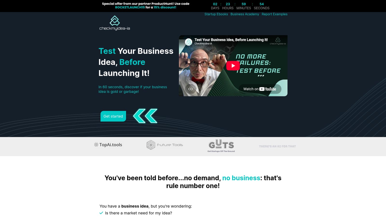 CheckMyIdea — Write a tight description of the idea
