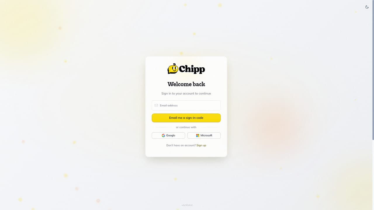 Chipp — Pick a plan tier