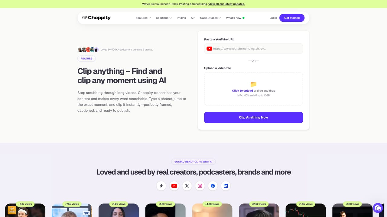 Choppity — Add your source footage