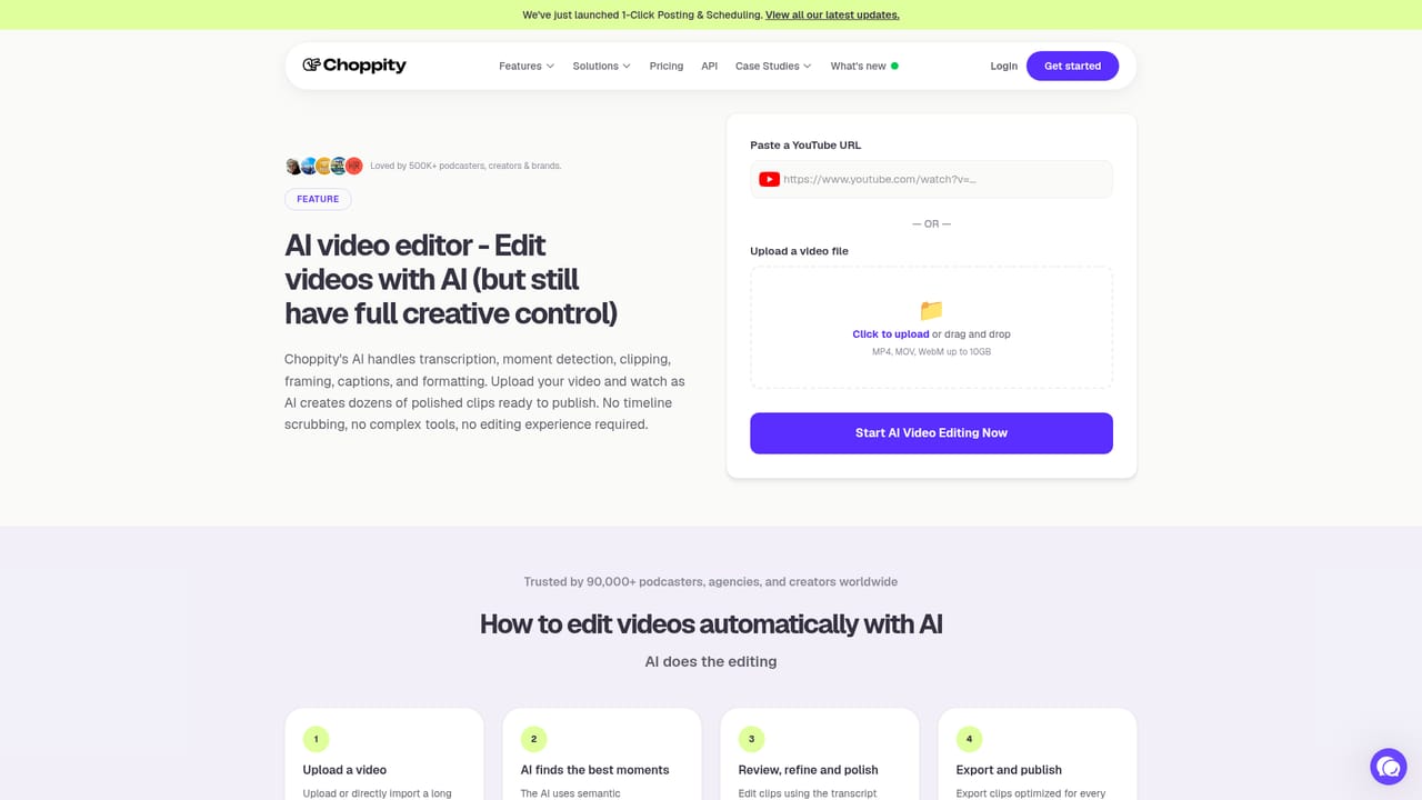 Choppity — Set your brand template