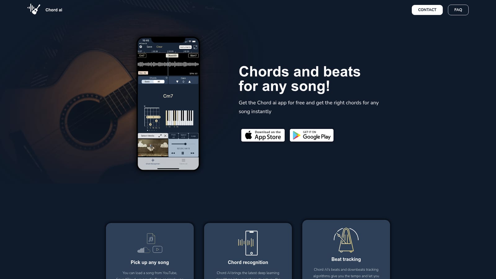 Chordai — Install the app on iOS or Android