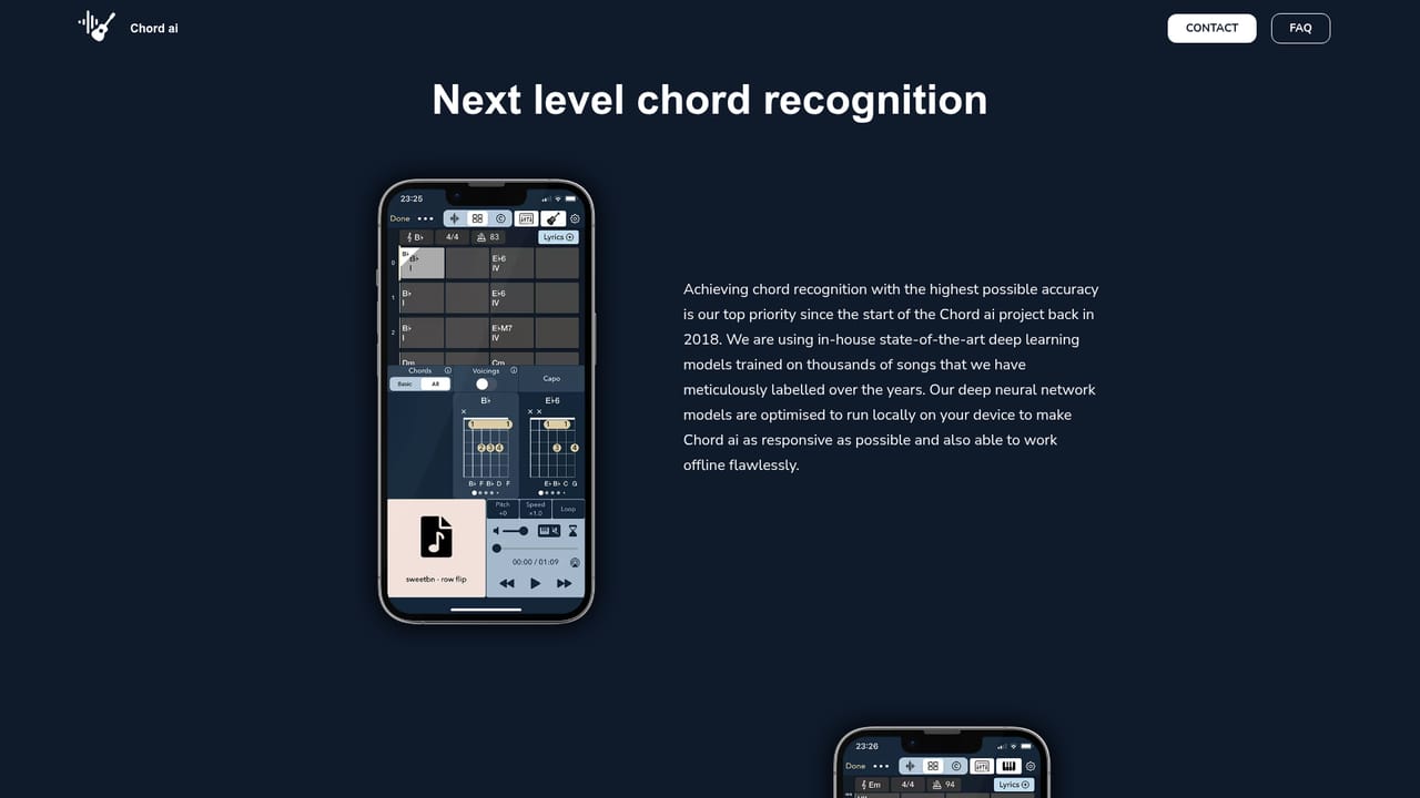 Chordai — Run the analysis and read the chord chart
