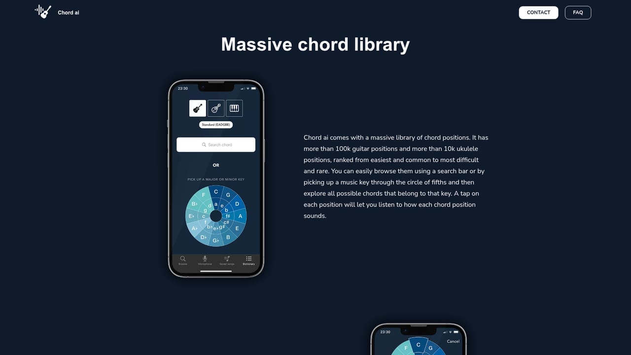 Chordai — Look up fingerings in the chord dictionary