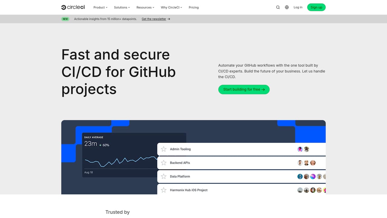 CircleCI — Connect your repository