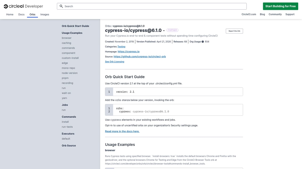 CircleCI — Reuse prebuilt images and orbs