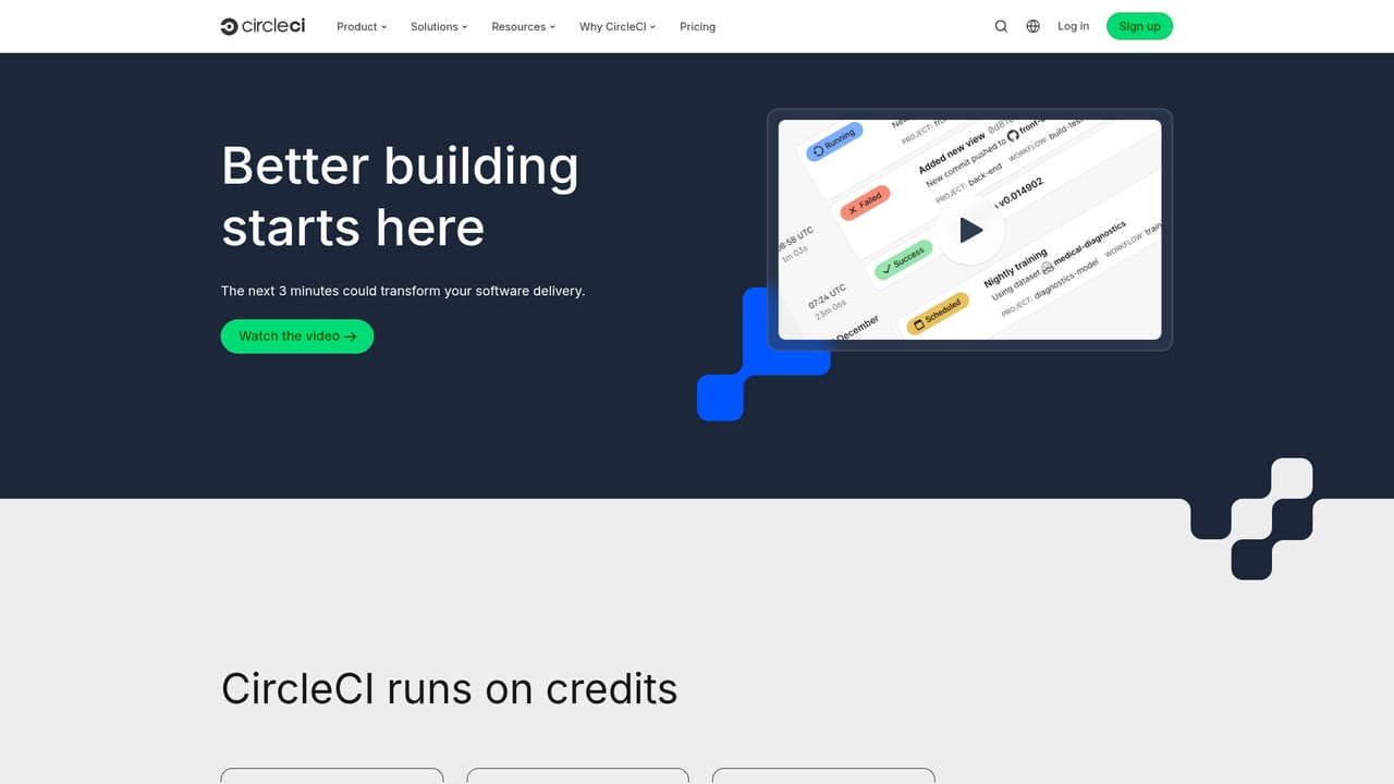 CircleCI — Watch a demo or book technical help