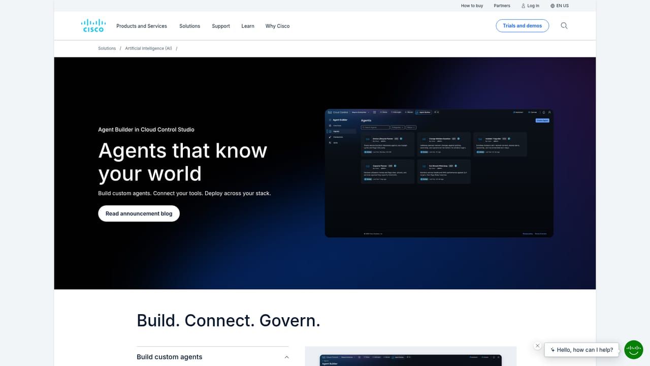 Cisco AI Canvas — Extend with custom agents